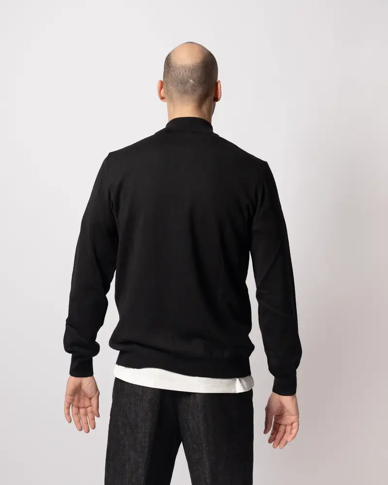 Lupetto Merinos Nero miniatura 2