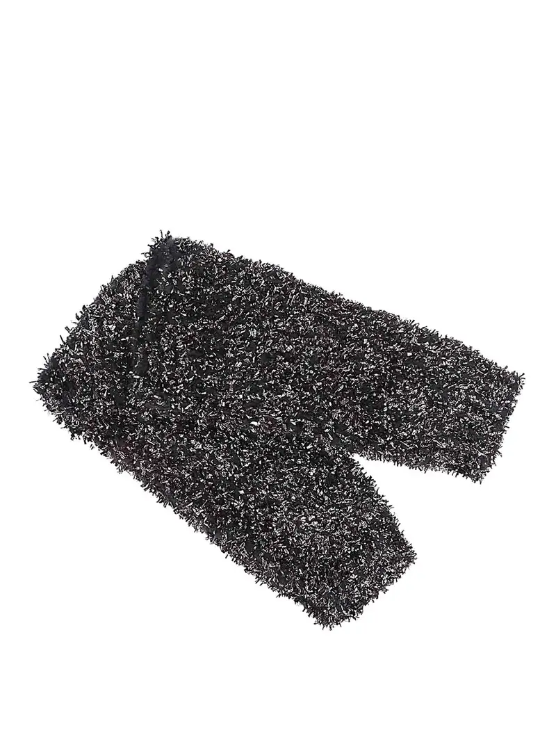 Manicotti Lurex Nero