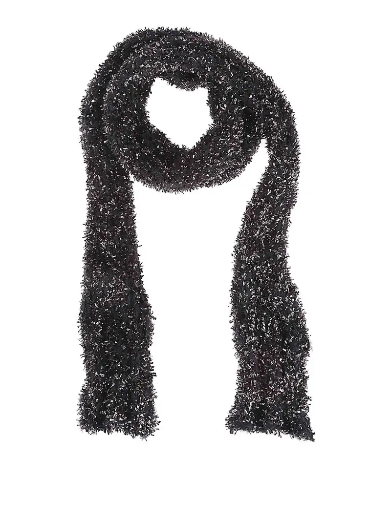 Sciarpa Lurex Nero
