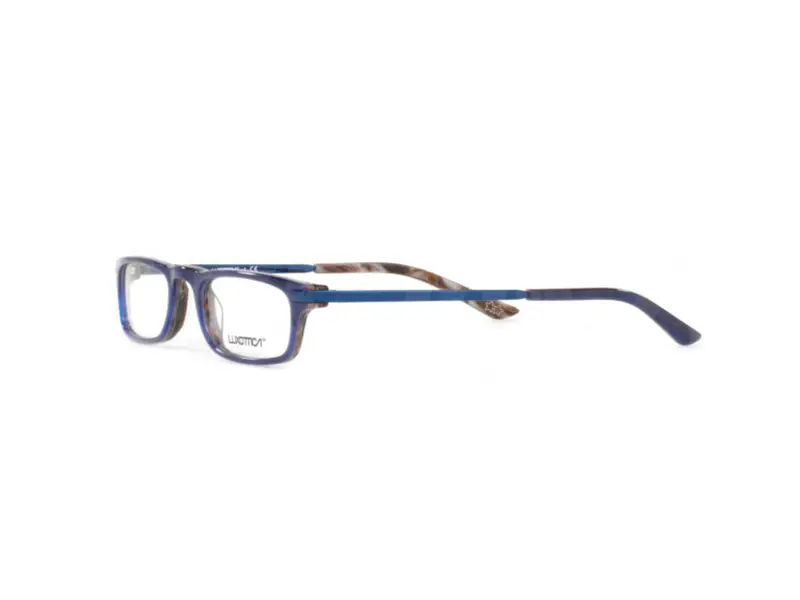 Luxottica Uomo LU3203 C497 Montature da vista Plastica Blu Squadrata miniatura 2