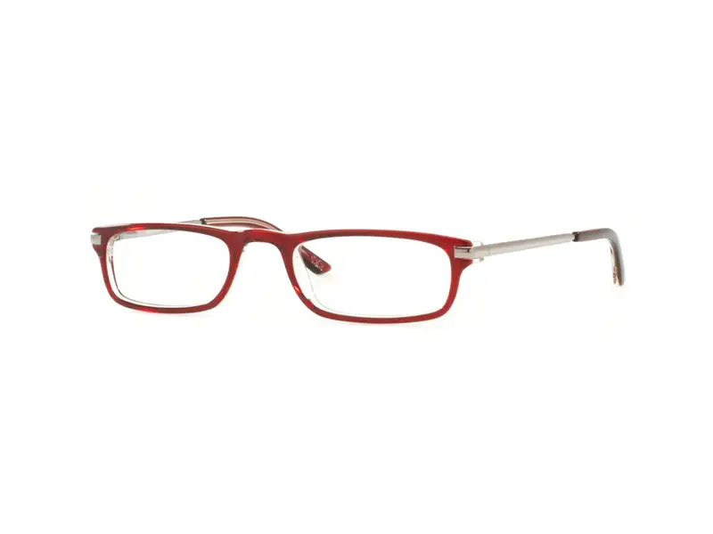 Luxottica Uomo LU3203 C509 Montature da vista Plastica Rosso  Squadrata