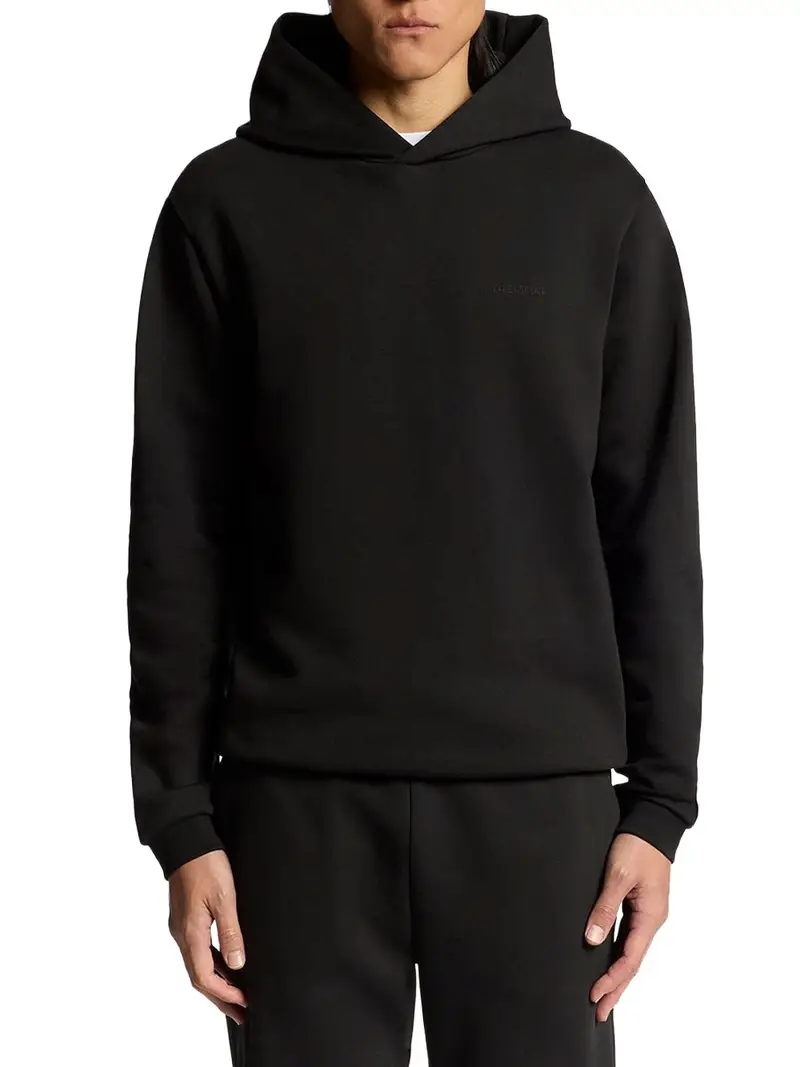 felpa cappuccio lyle & scott da uomo - nero