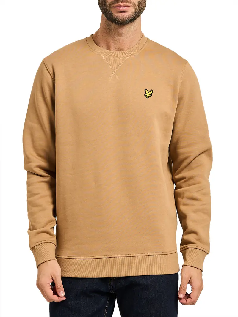 felpa lyle & scott da uomo - beige
