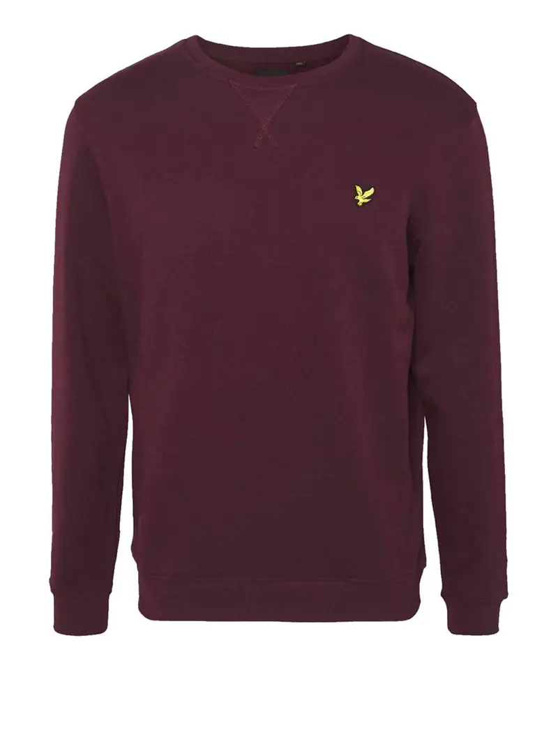 felpa lyle & scott da uomo - bordeaux