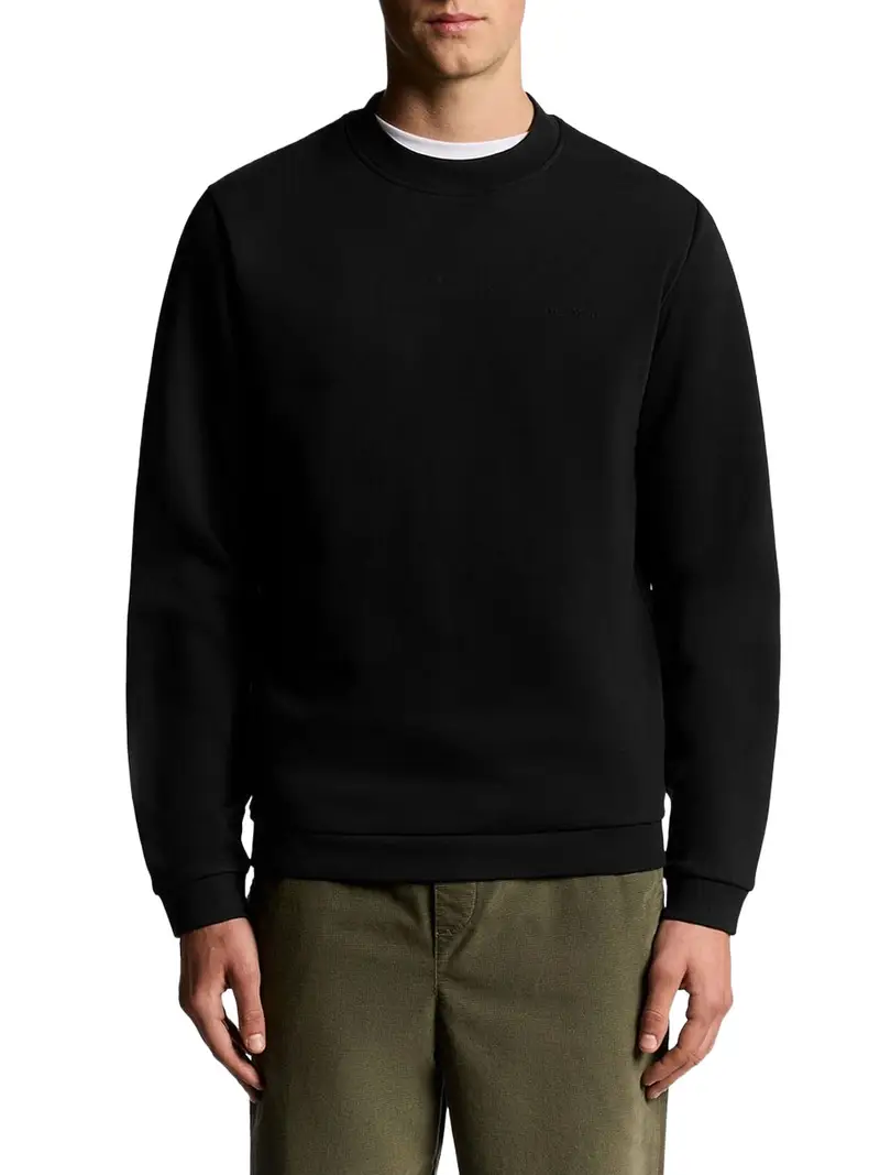 felpa lyle & scott da uomo - nero