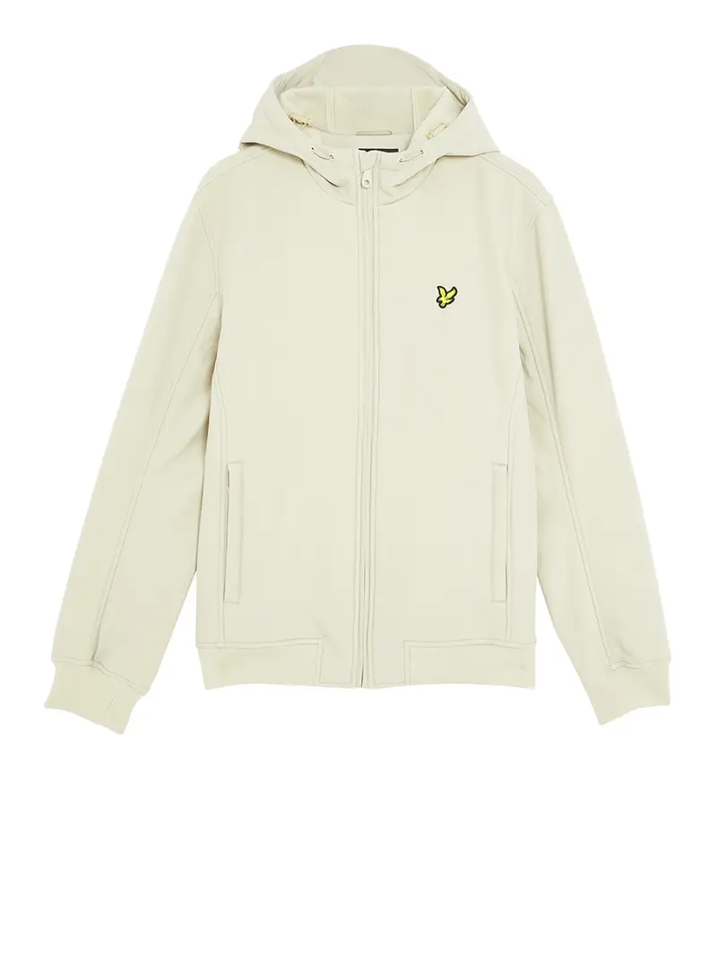 giubbino lyle & scott softshell da uomo - avorio