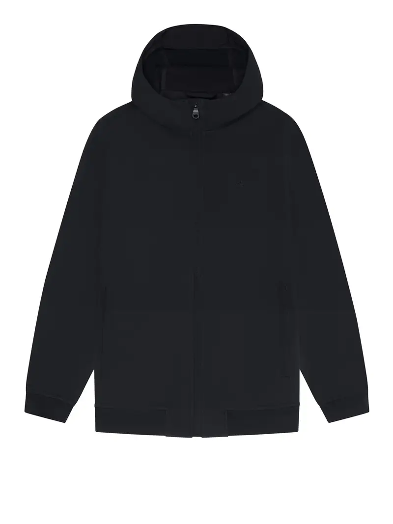giubbino lyle & scott tonal softshell da uomo - nero