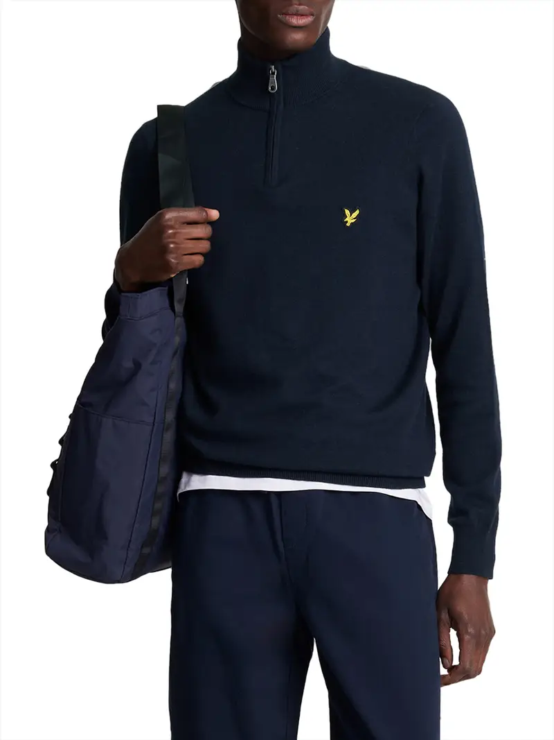 maglione lyle & scott da uomo - blu