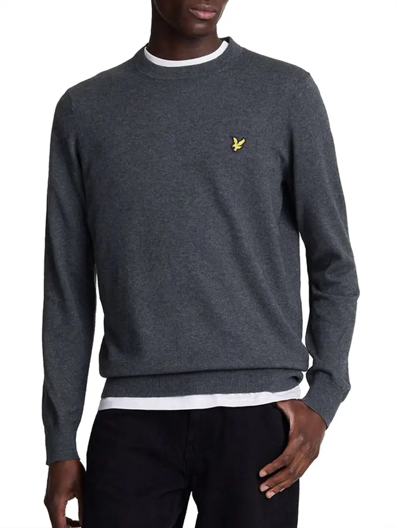 maglione lyle & scott da uomo - grigio