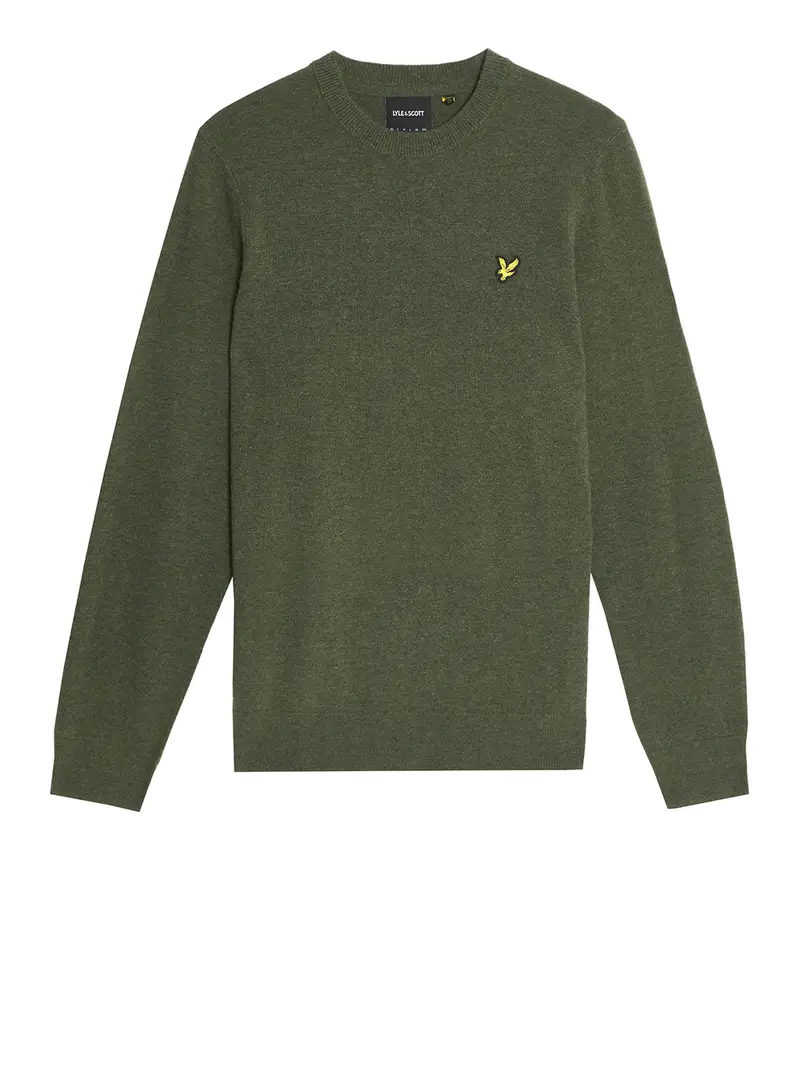 maglione lyle & scott da uomo - verde