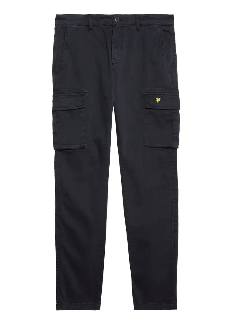 pantalone cargo lyle & scott da uomo - blu