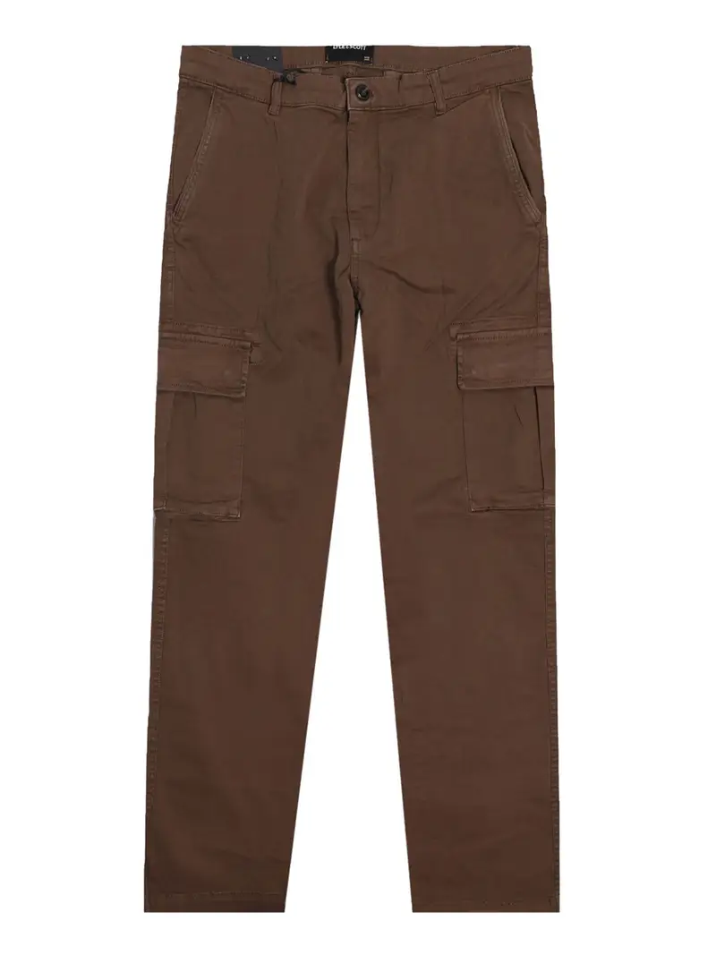pantalone cargo lyle & scott da uomo - marrone
