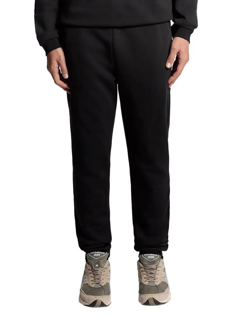 pantalone tuta lyle & scott da uomo - nero