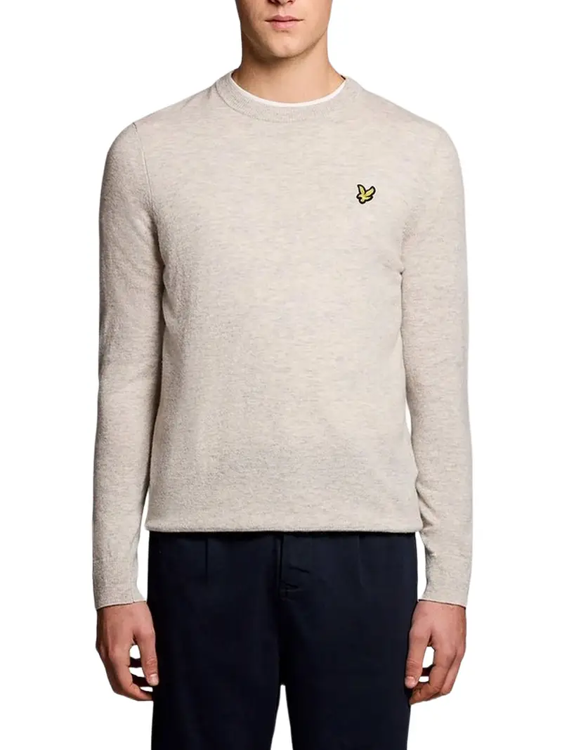 pullover lyle & scott da uomo - grigio