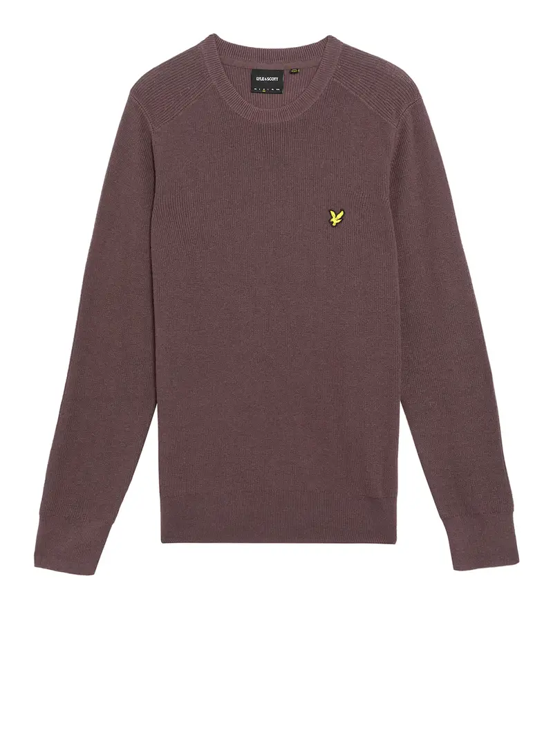 pullover lyle & scott da uomo - marrone