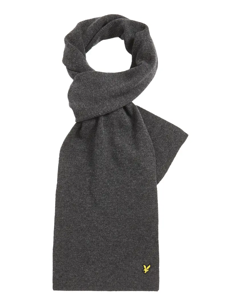 sciarpa lyle & scott da uomo - grigio