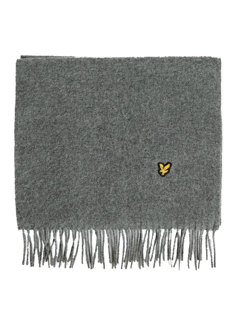 sciarpa lyle & scott da uomo - grigio