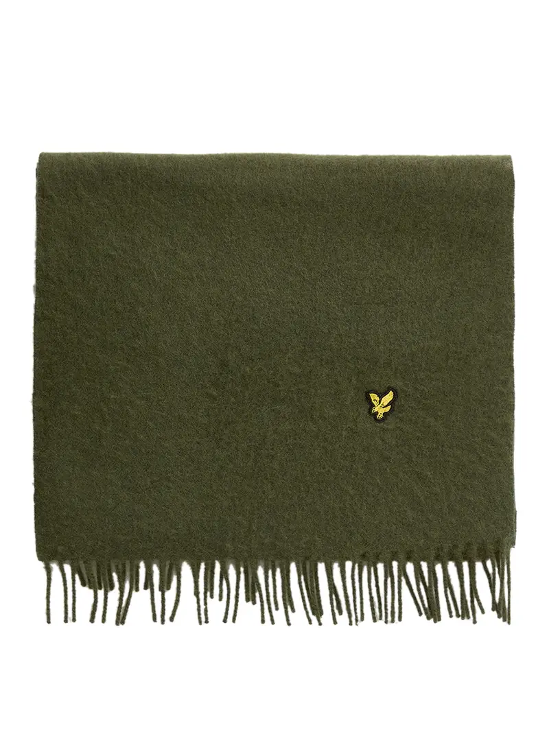 sciarpa lyle & scott da uomo - verde