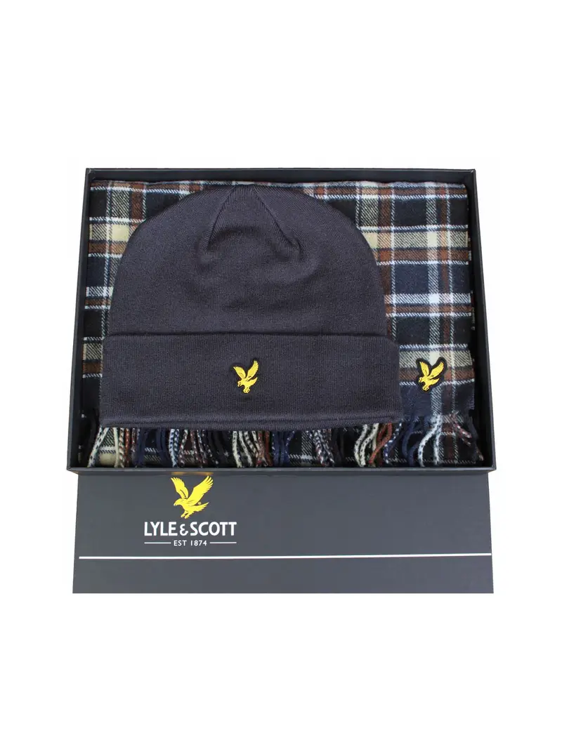 set regalo lyle & scott da uomo - blu