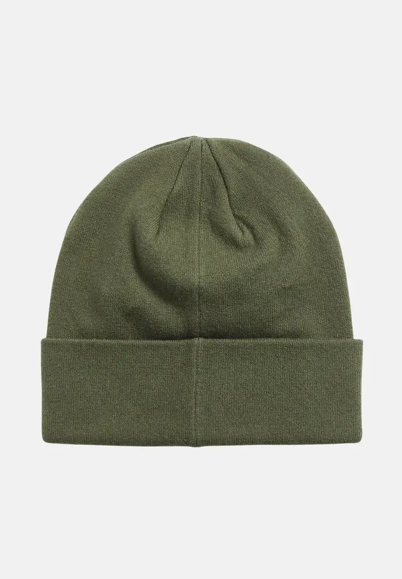 LYLE&SCOTT berretto verde per uomo e donna in maglia con logo miniatura 2