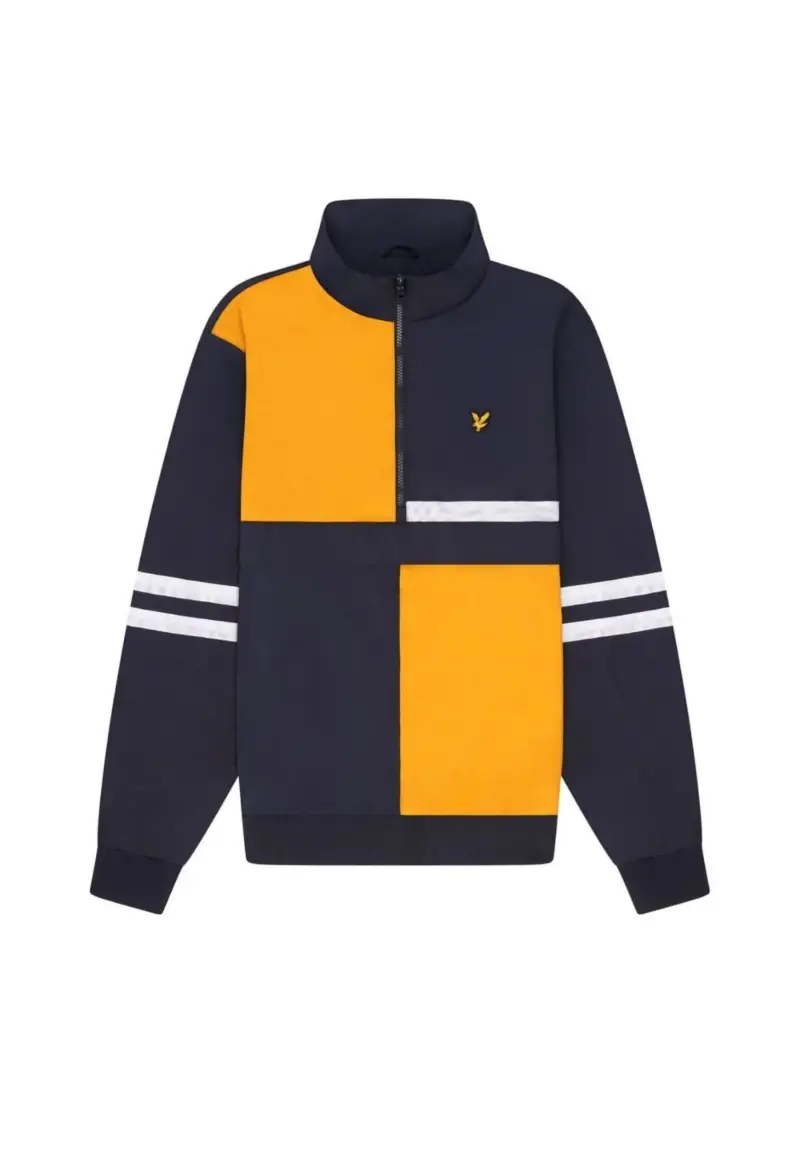 Colour Block Track Jacket - S / Blu