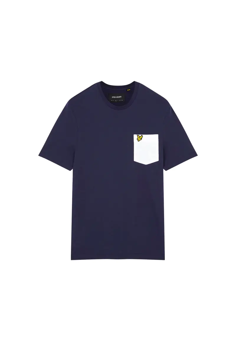 Contrast Pocket T-shirt - S / Bianco