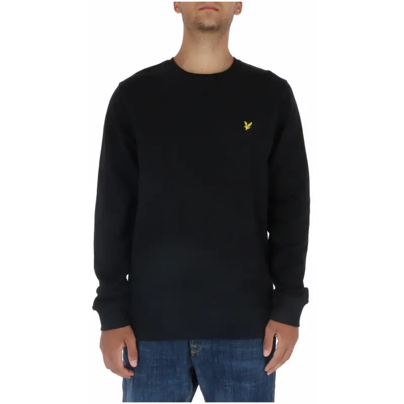 Felpa Uomo Lyle & Scott Girocollo Azzurro in Cotone - black / S