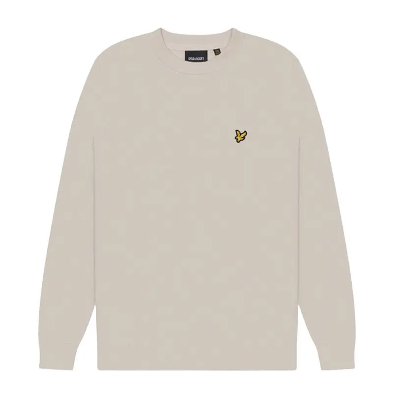 Maglione Giro Bianco Uomo XL
