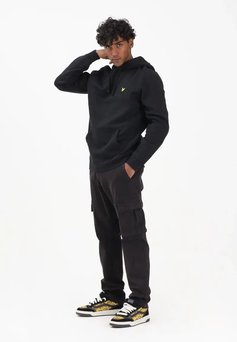 Pantalone cargo nero da uomo miniatura 2