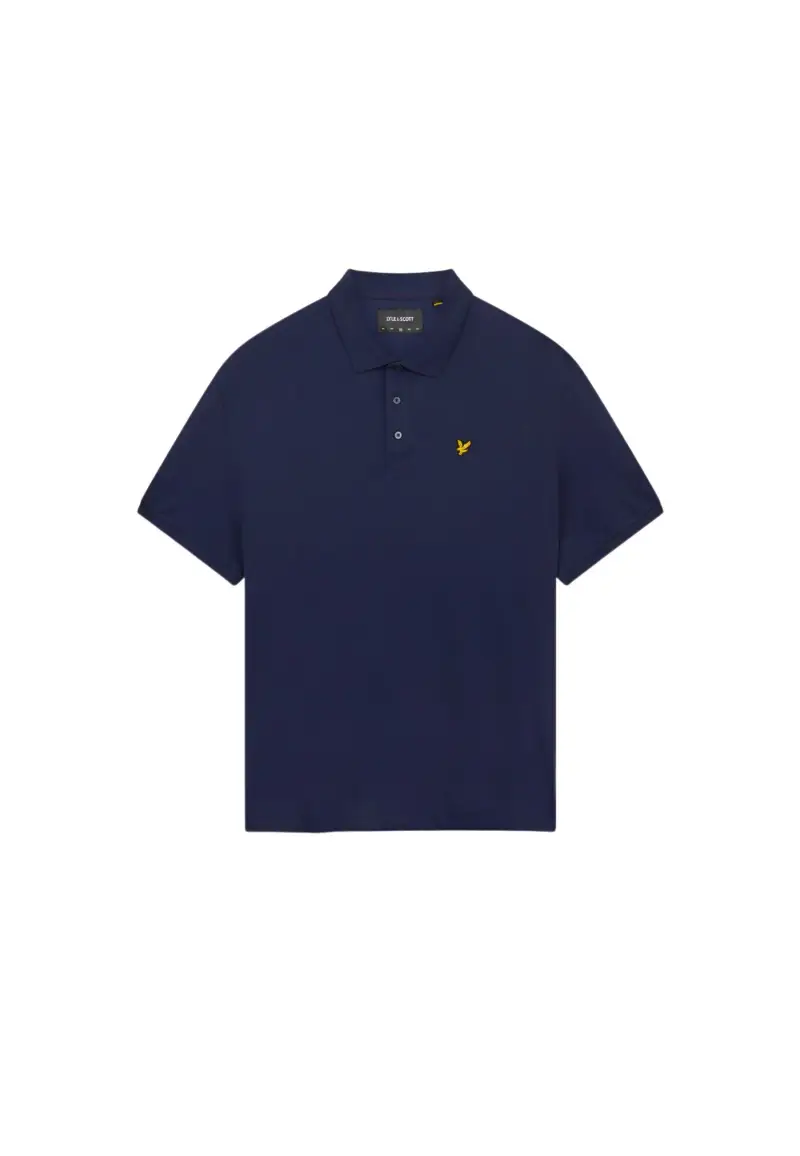 Plain Polo Shirt - S / Blu