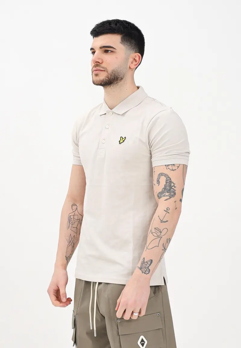 Lyle & Scott Polo Uomo Beige 918620