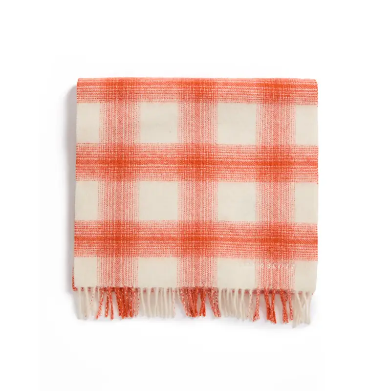 Sciarpa in lana d agnello a quadri Lyle & Scott