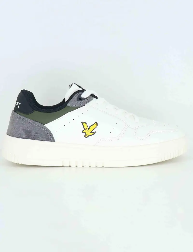 Sneakers in pelle bianca logo laterale Uomo ANDREW009 848