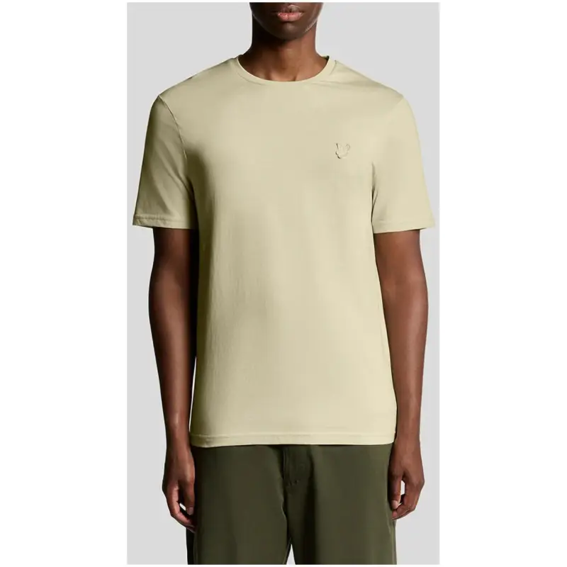 T-shirt Girocollo Blu Uomo Lyle & Scott - beige / S