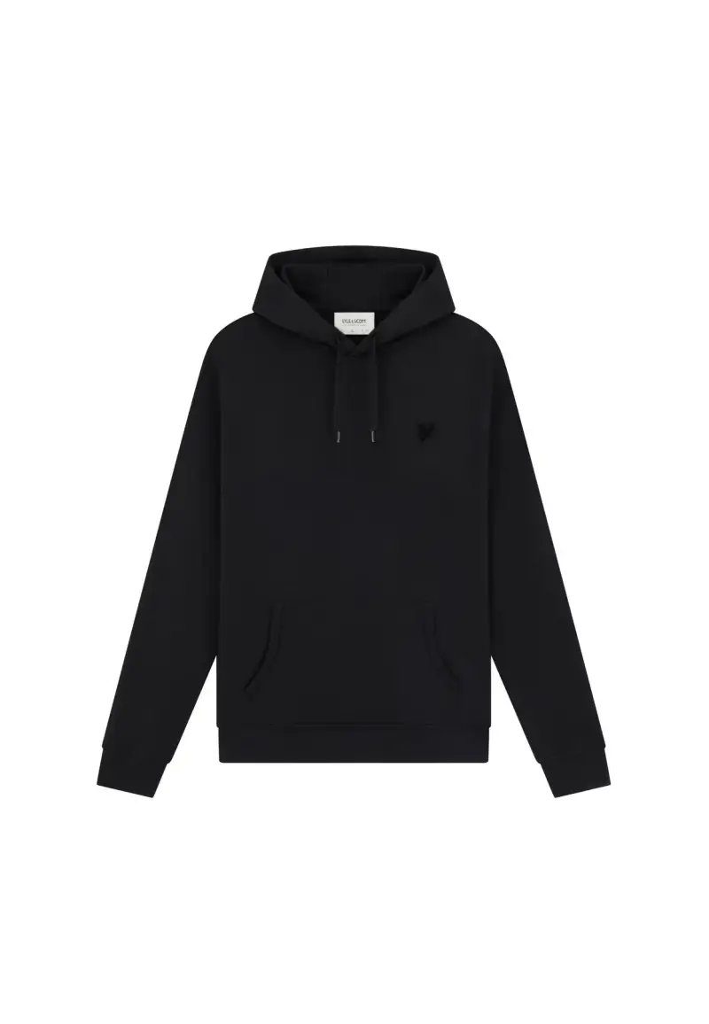 Tonal Eagle Pullover Hoodie Z865 - S / Nero