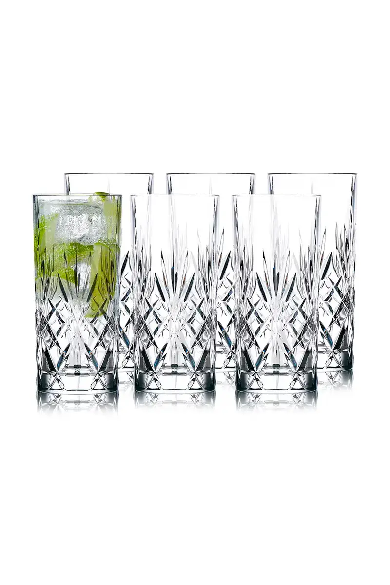 set bicchieri Melodia 360 ml pacco da 6 Multicolore