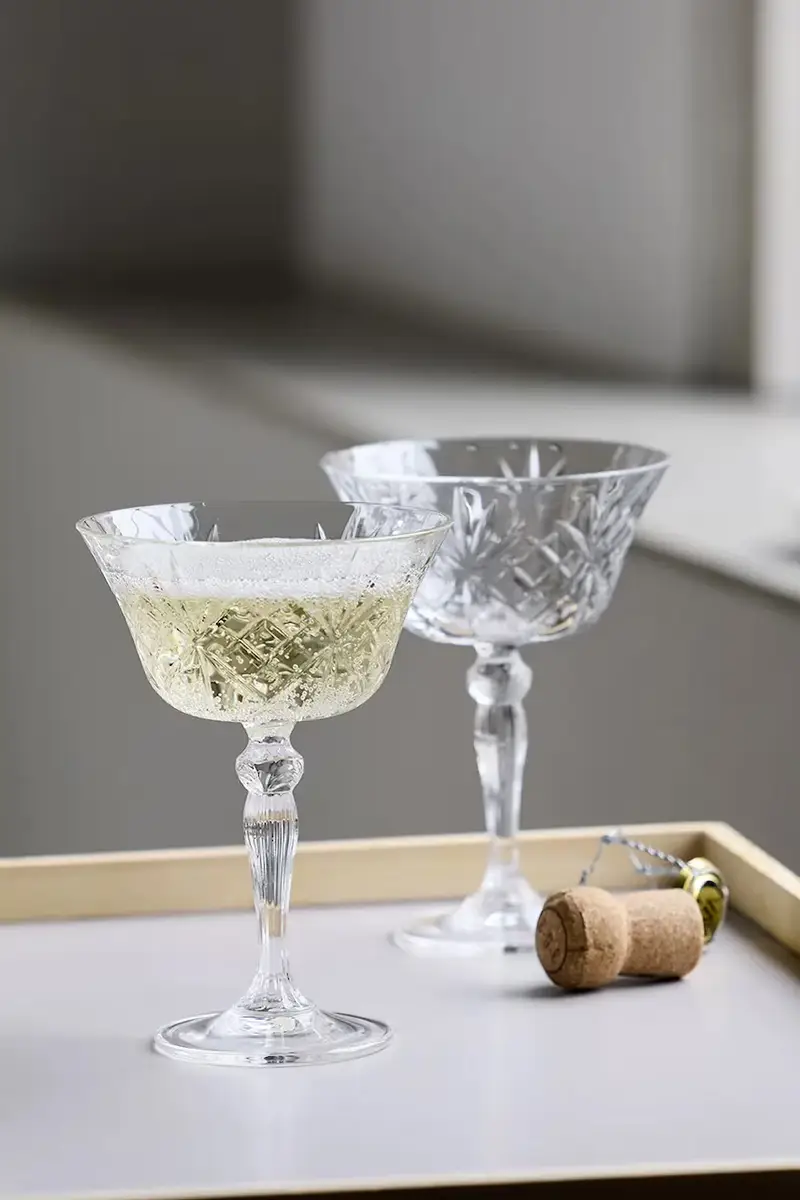 set calici per il champagne Melodia 260 ml pacco da 4 colore trasparente Transparente miniatura 3