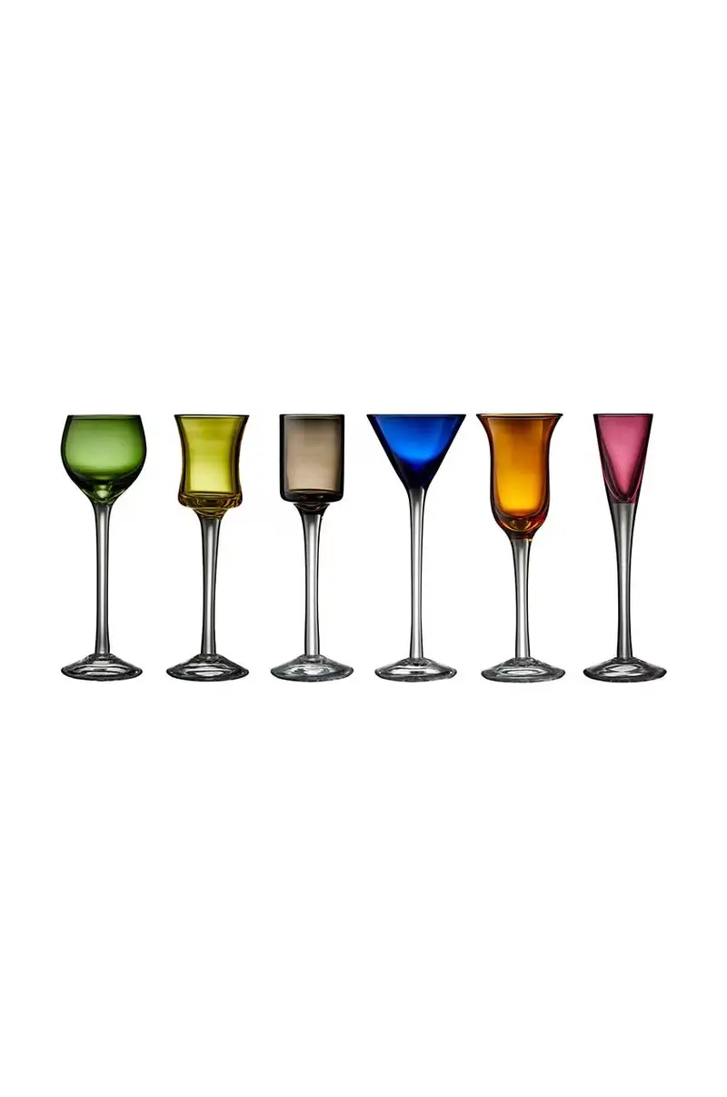 set di calici Aquavit pacco da 6 Multicolore