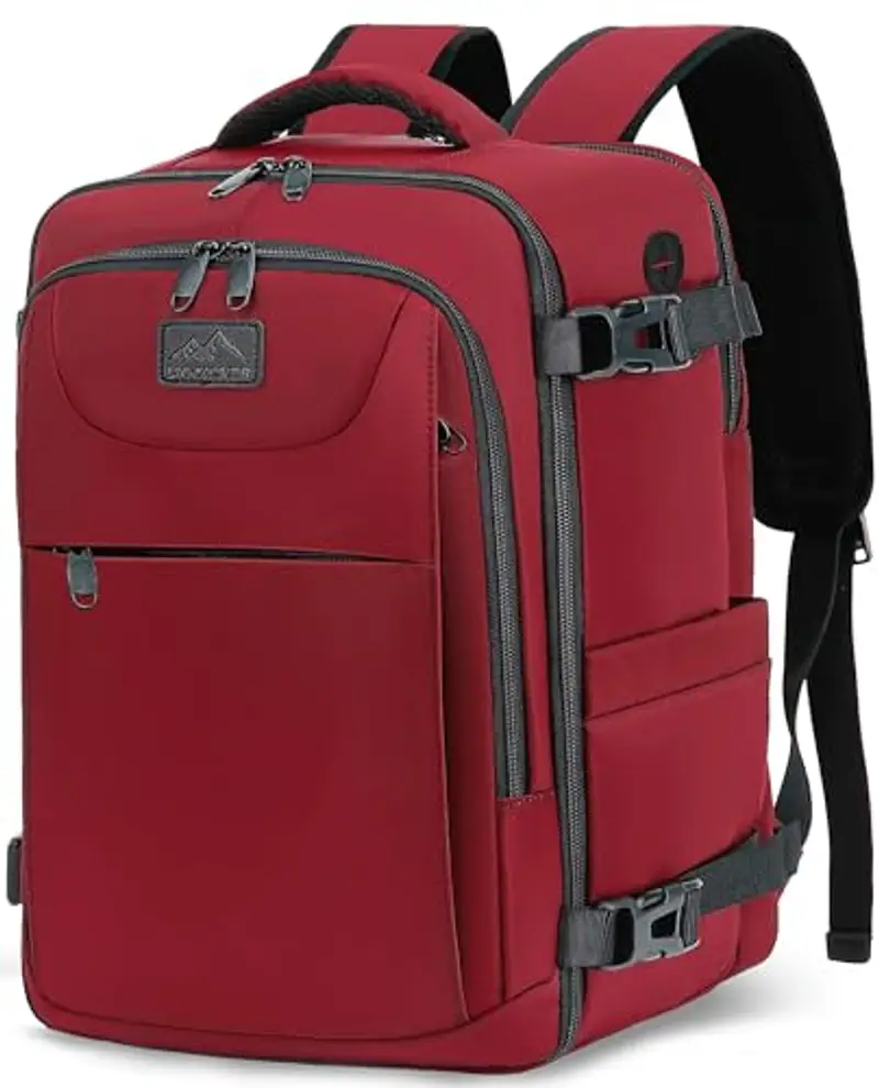 LYNXCHER Zaino da viaggio Uomo Rosso 1918404