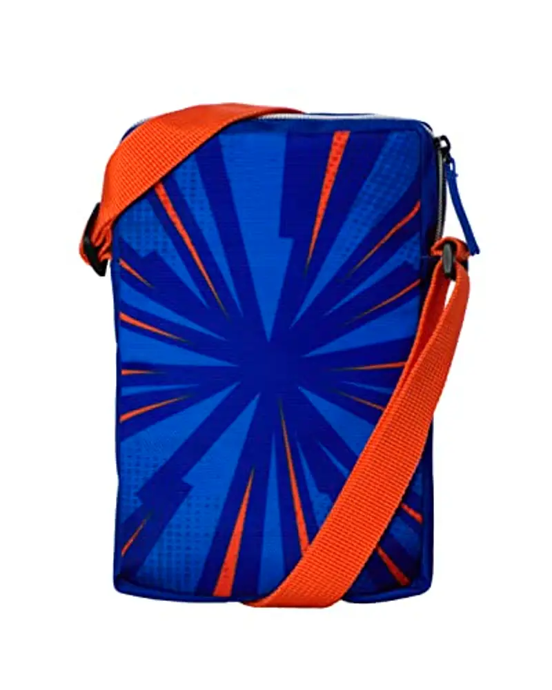 LYON GAMER - Tracolla Regolabile con Chiusura Zip, ideale Per il Tempo Libero, Tasca Frontale con Zip, Blu, cm 13, 5x21hx3, 5 miniatura 2