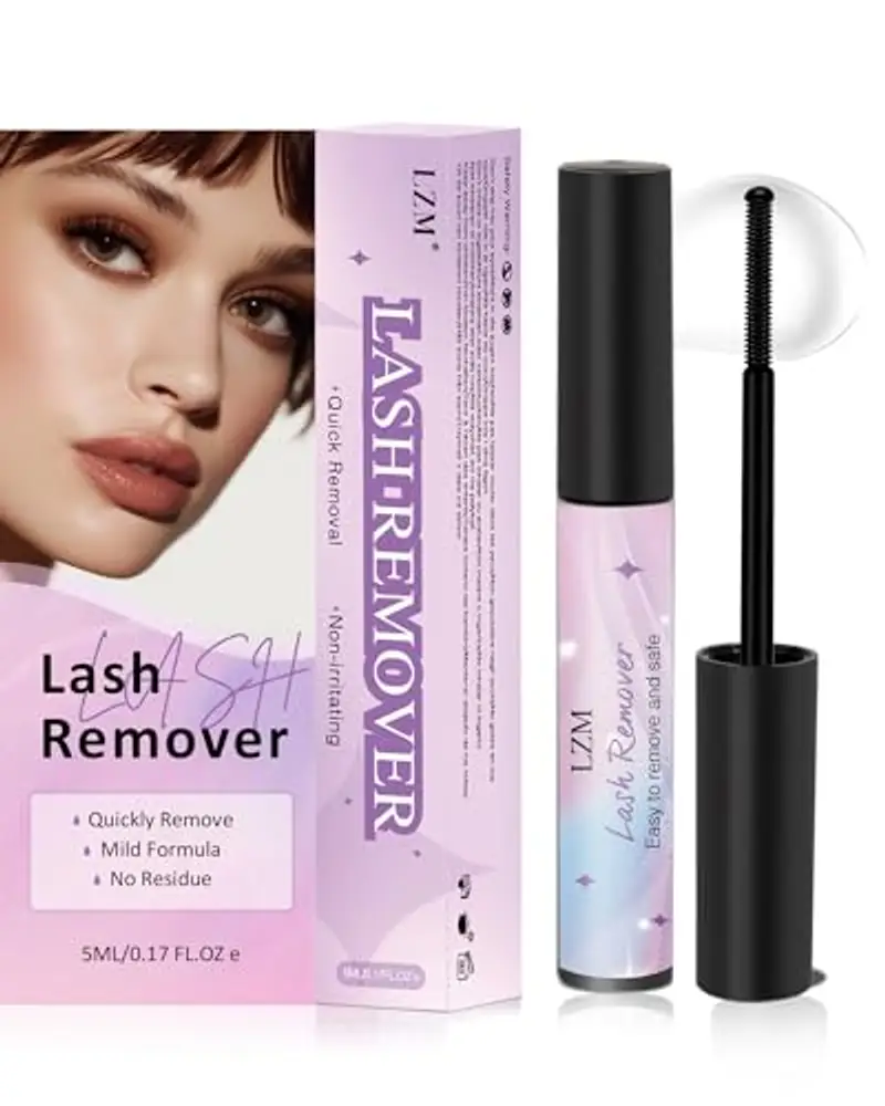 LZM Rimuovi Colla per Ciglia Cluster - 5ml/0.17 fl.oz Ipoallergenica Solvente per rimuovere il colla per ciglia a