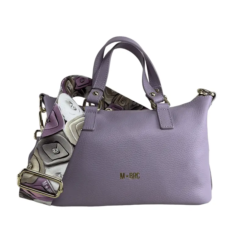 Borsa a mano e tracolla Obona H061 Glicine