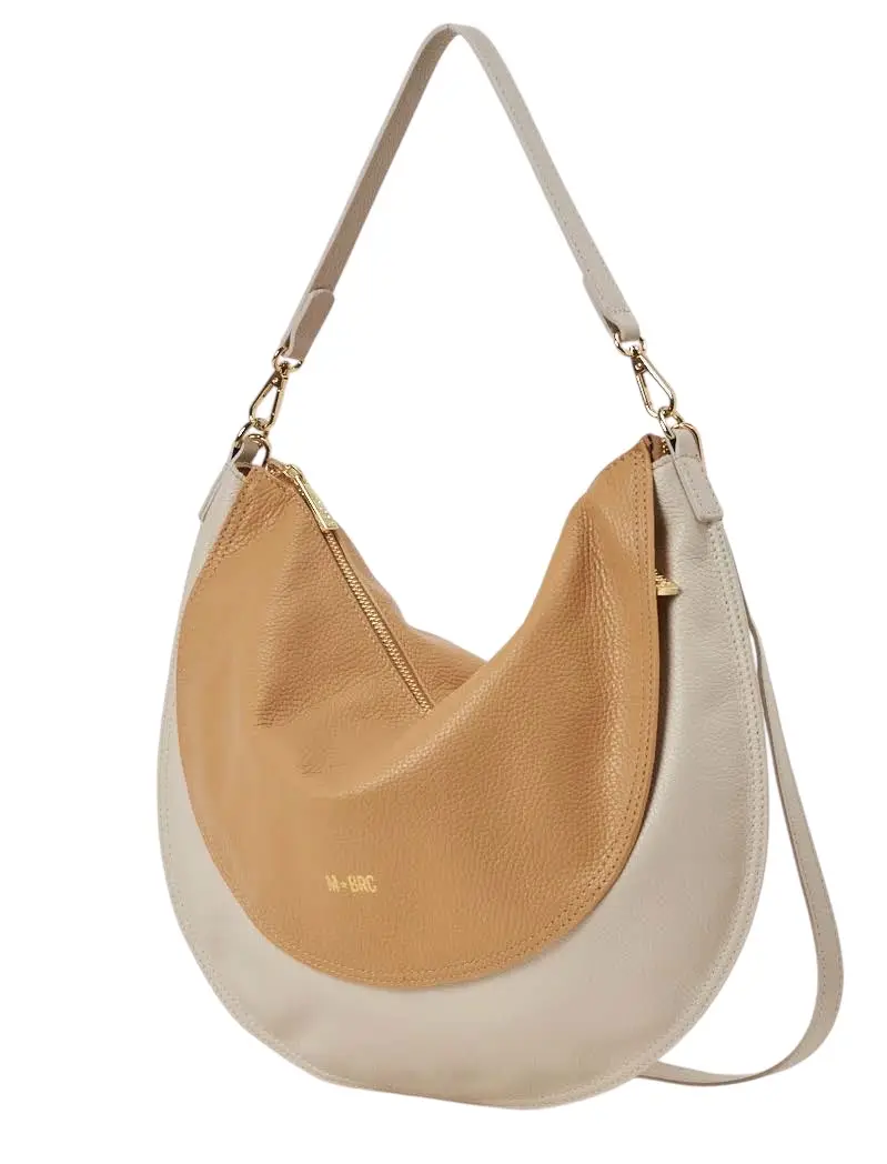 Sole Borsa a spalla H185 Avorio/Camel