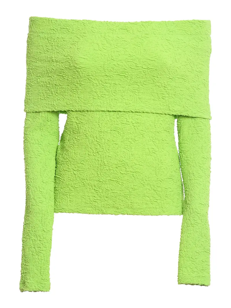 . Blusa goffrata Verde