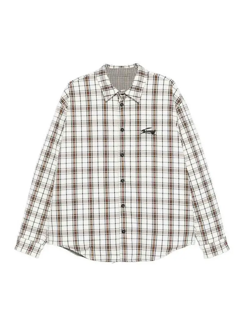 Camicia a quadri Grigio