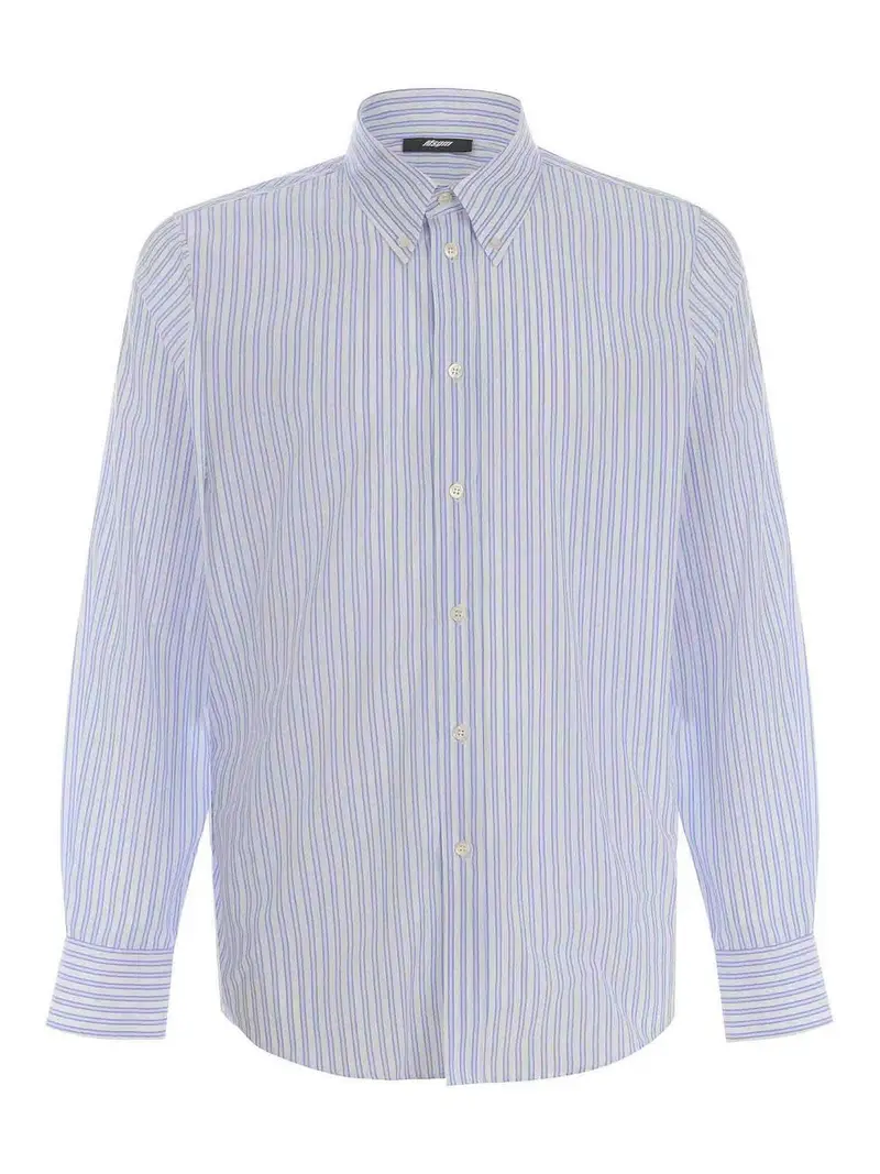 . Camicia in cotone Azzurro