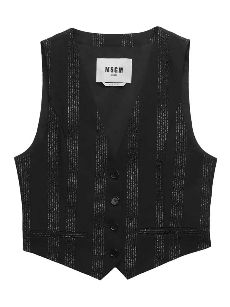 MSGM Gilet Nero 3339132