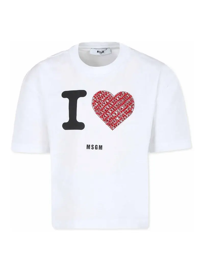MSGM KIDS T-shirt Bianco 3266888