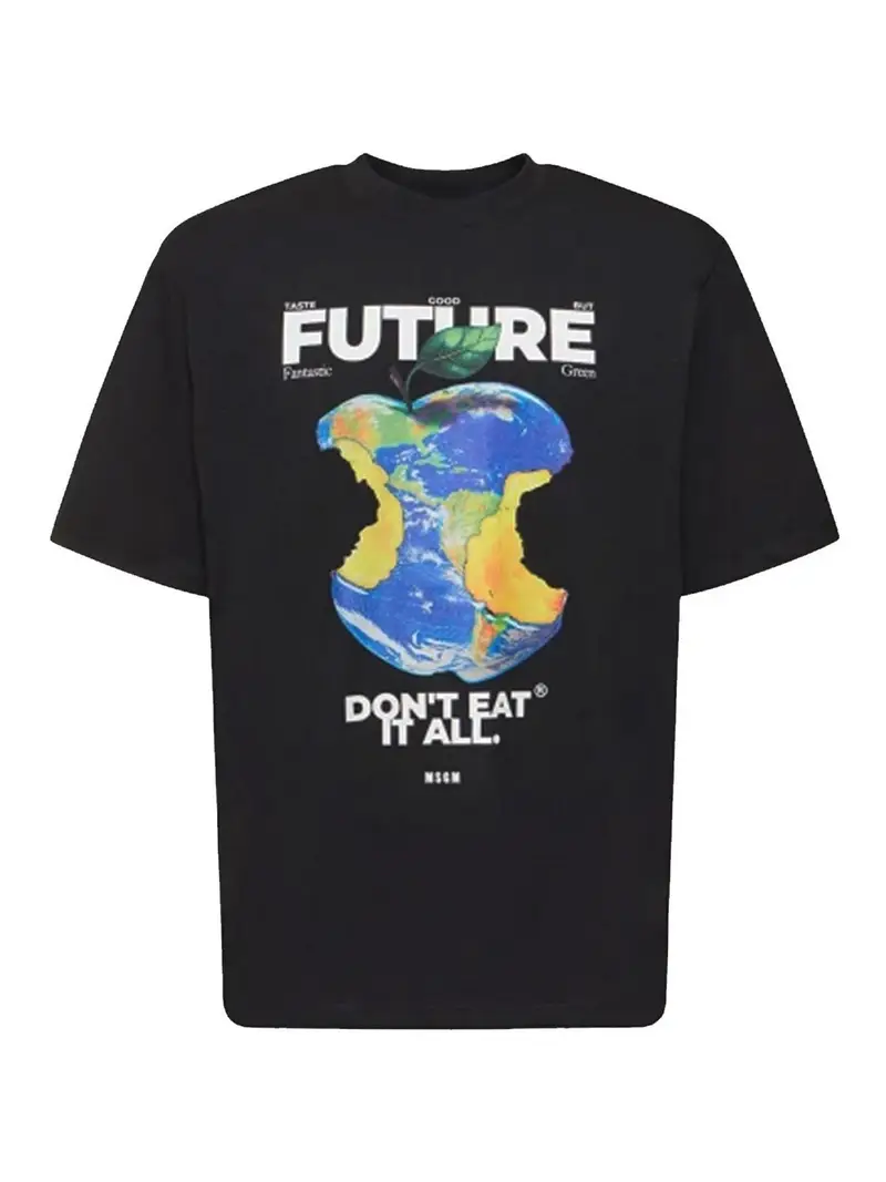 . Maglietta del futuro Nero