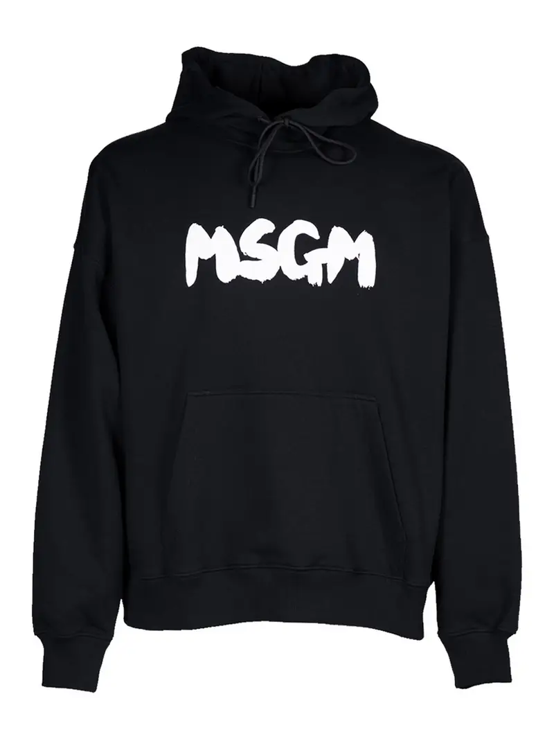 . Msgm nuova felpa con cappuccio Nero